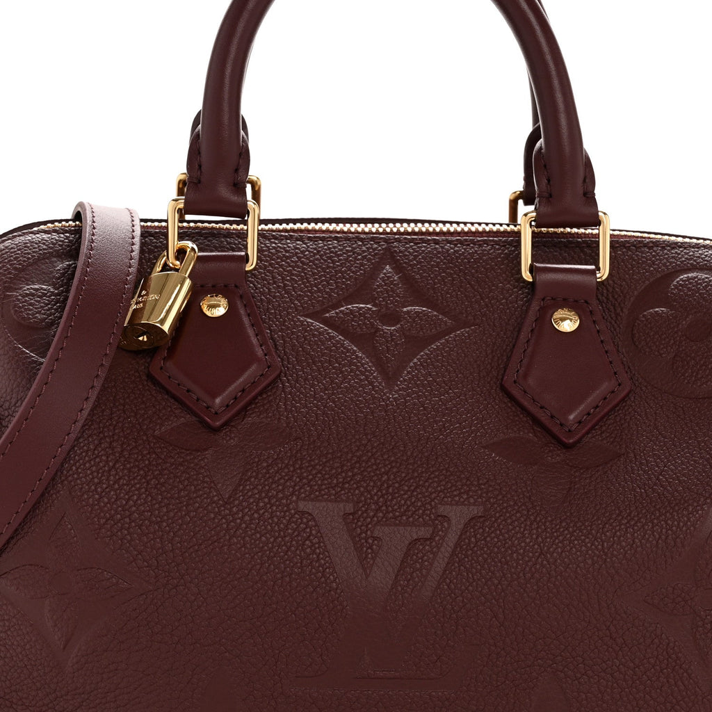 Louis Vuitton Empreinte Monogram Giant Speedy Bandouliere 25 Wine