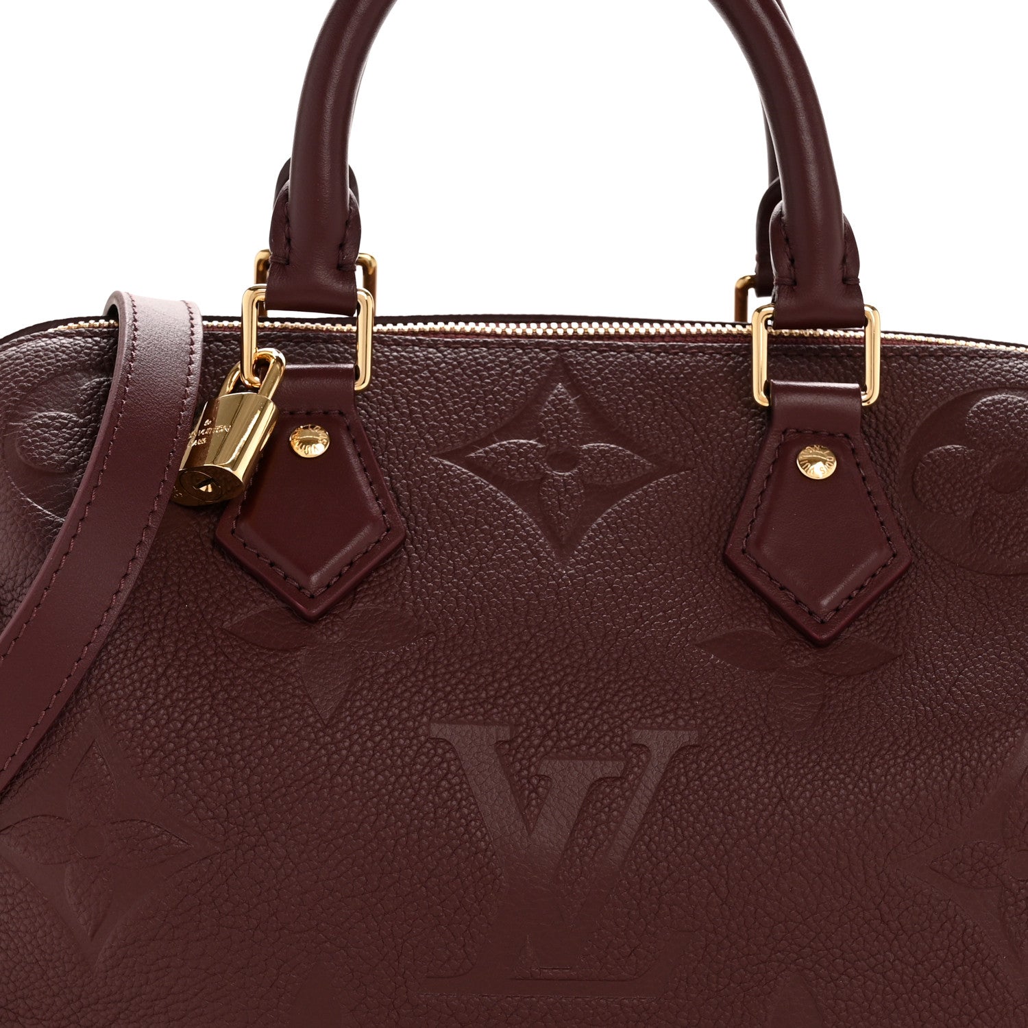 Louis Vuitton Empreinte Monogram Giant Speedy Bandouliere 25 Wine