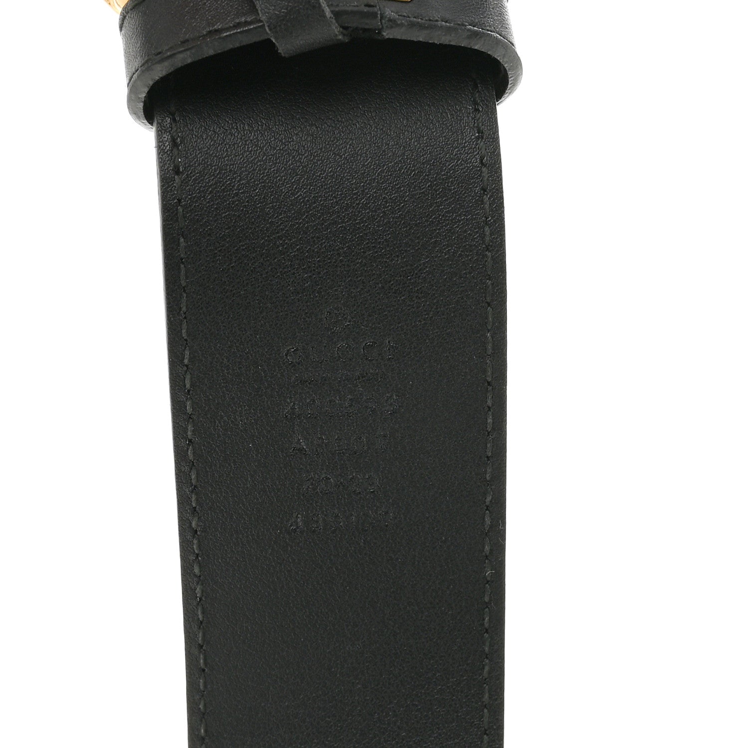 Gucci Calfskin Double G 40mm Belt 70 28 Black