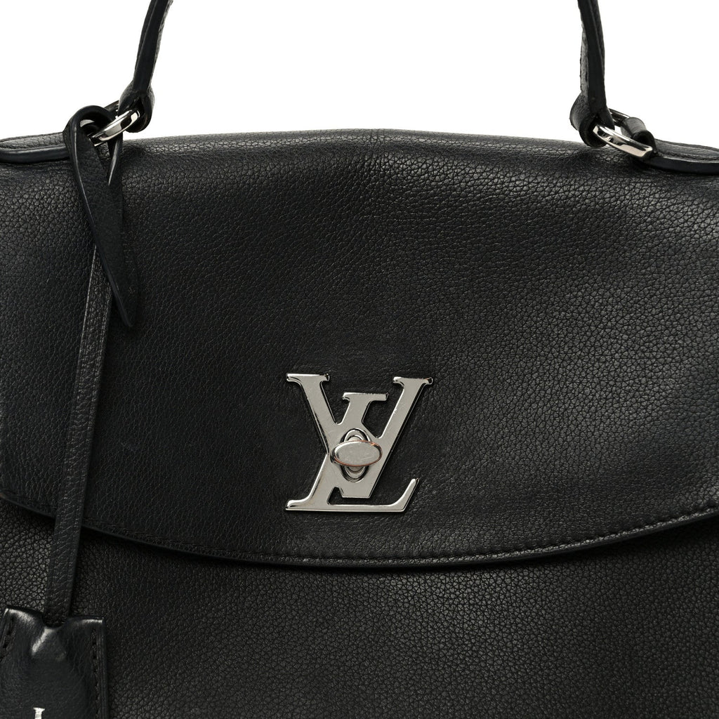 Louis Vuitton Soft Calfskin My Lockme Top Handle Black