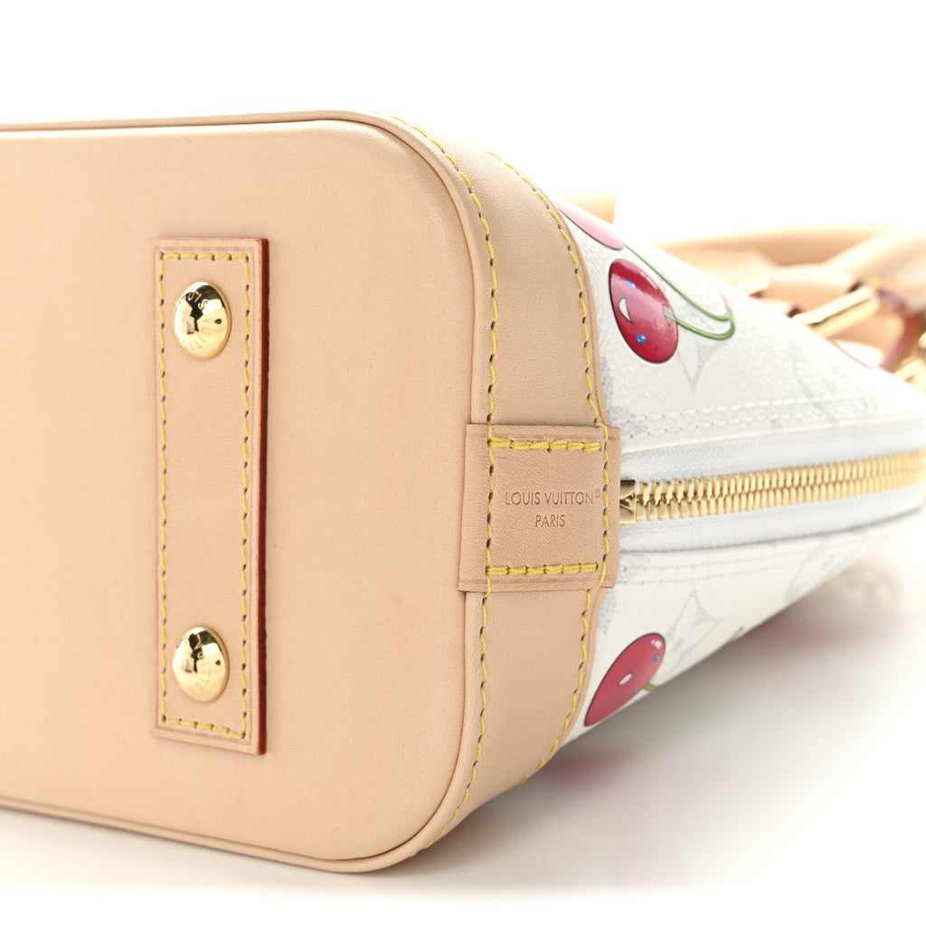Louis Vuitton LV X TM Monogram Cerises Alma BB White