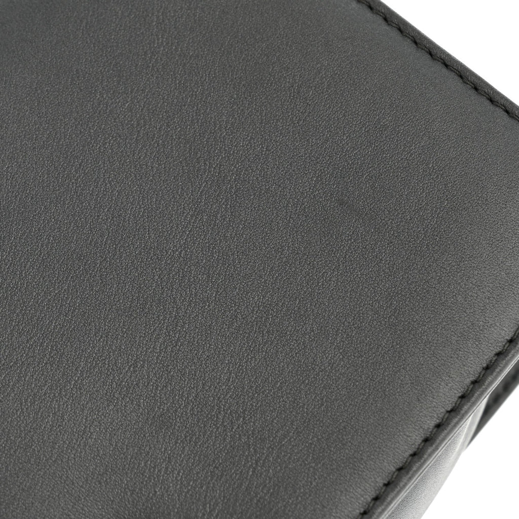 Chanel Metallic Calfskin Quilted Small Boy Flap Dark Silver