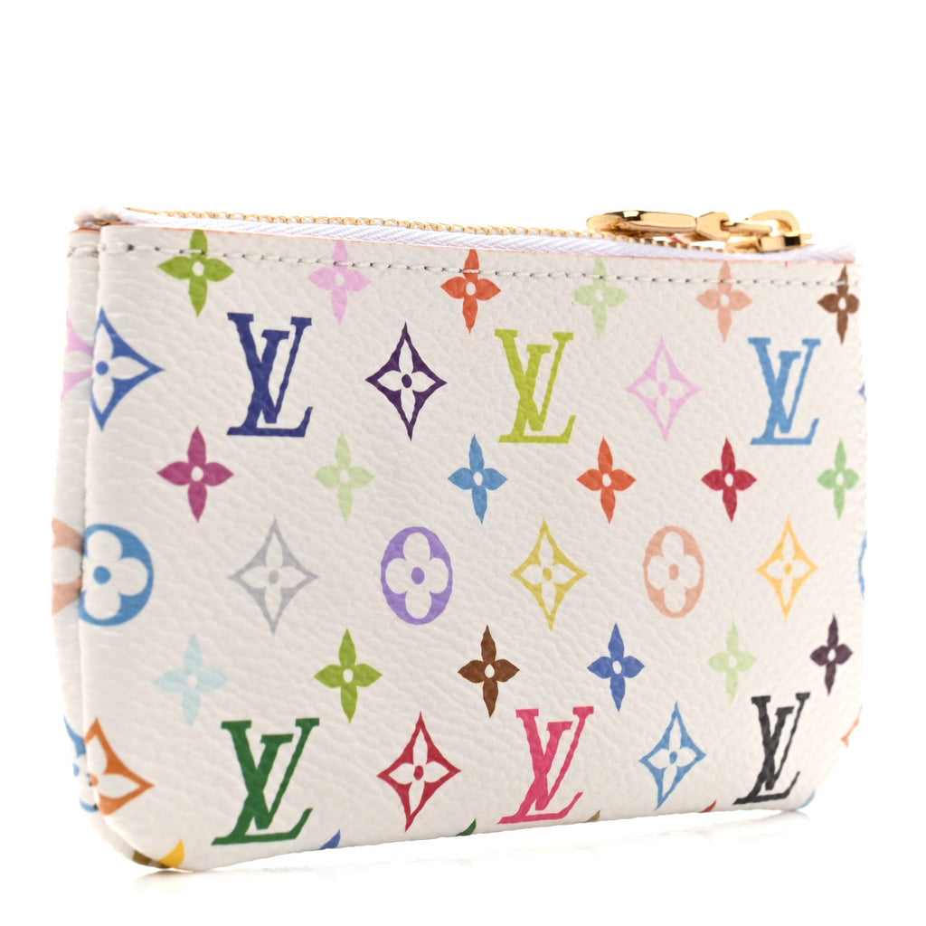 Louis Vuitton LV X TM Monogram Multicolor Key Pouch White