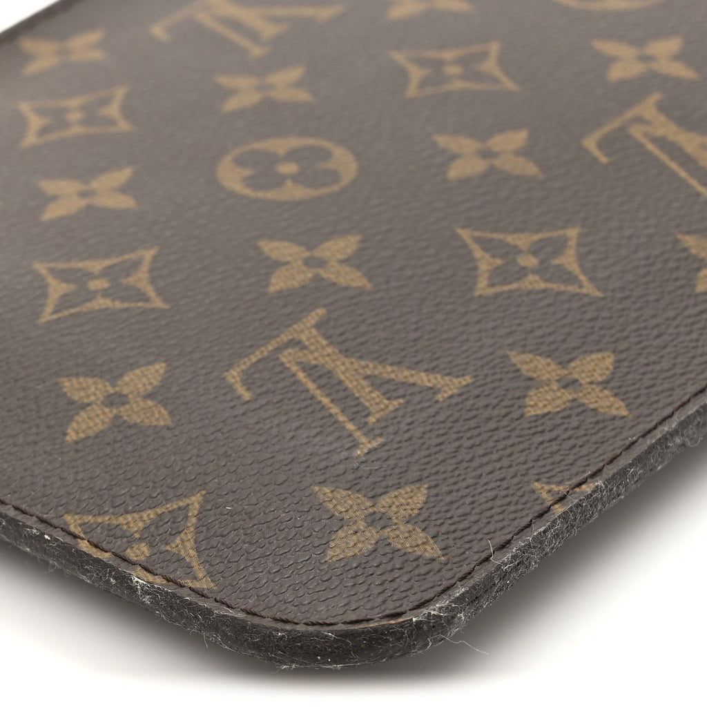 Louis Vuitton Monogram Neverfull MM GM Pochette Pivoine