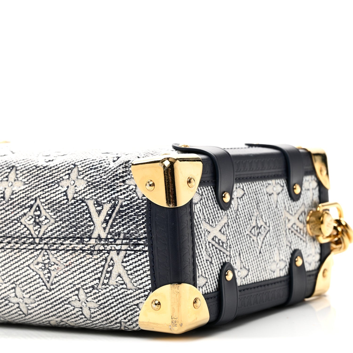 Louis Vuitton Monoglam Side Trunk MM Blue