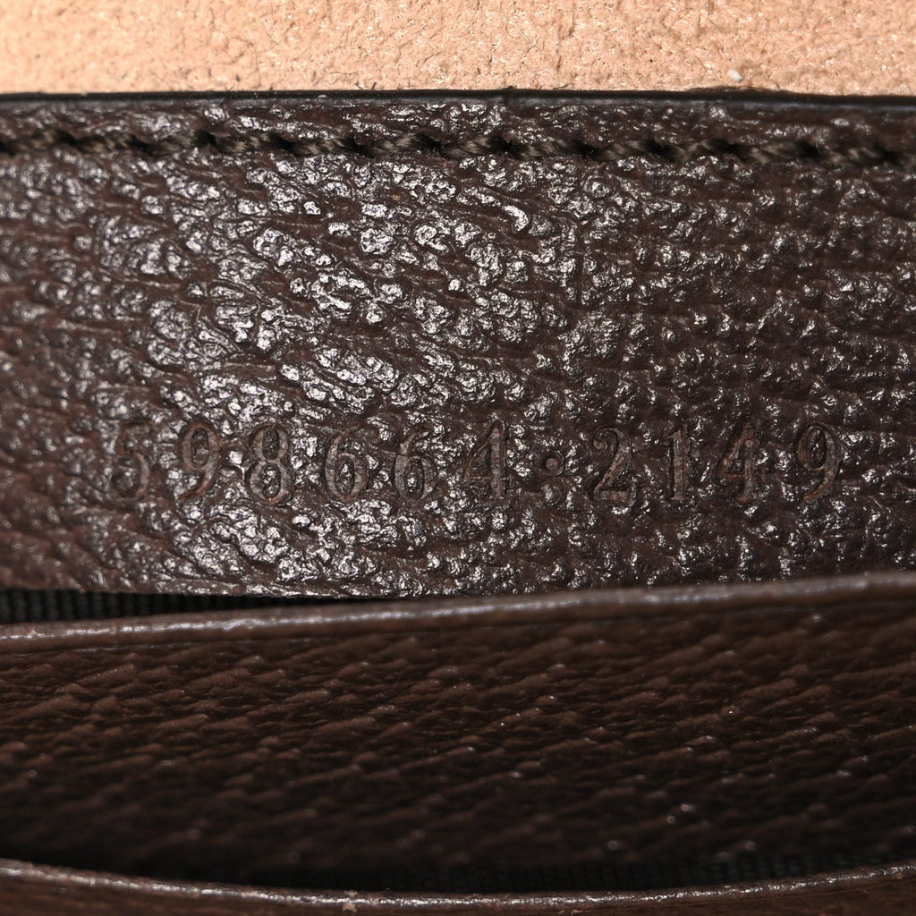 Gucci GG Supreme Monogram Web Mini Ophidia GG Bag Brown