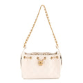 Chanel Caviar Quilted Mini Chanel 25 Handbag White