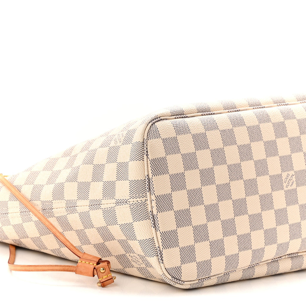 Louis Vuitton Damier Azur Neo Neverful lMM Rose Ballerine