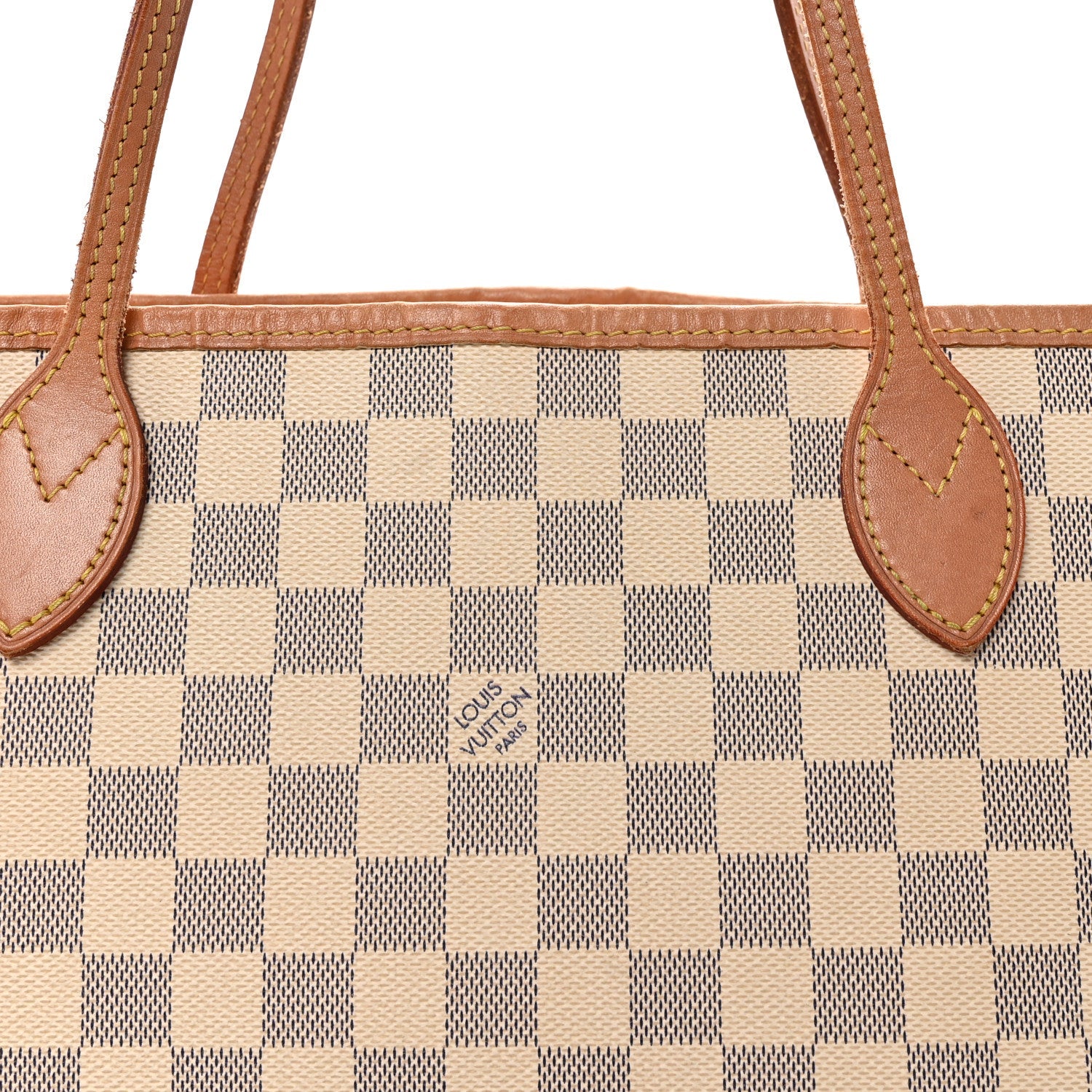 Louis Vuitton Damier Azur Neo Neverfull MM Rose Ballerine