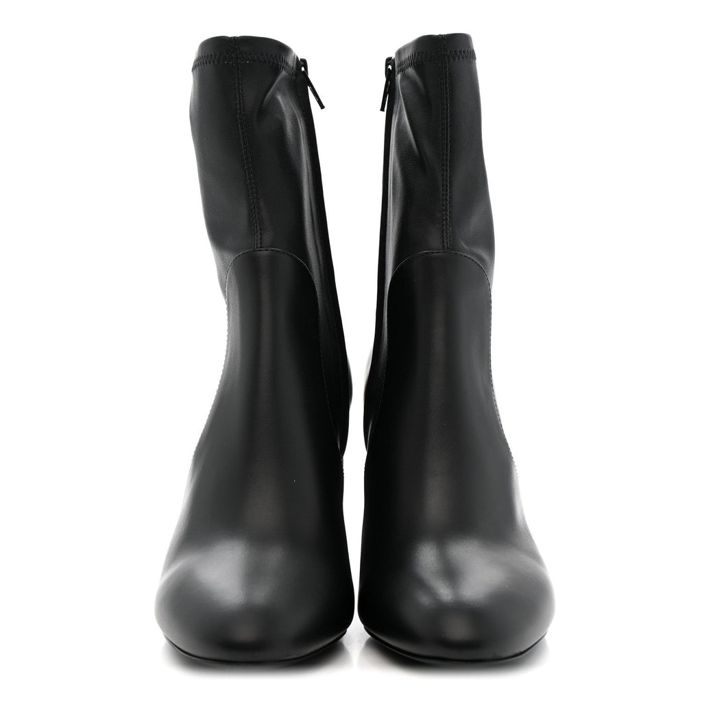Louis Vuitton Calfskin Uniformes Silhouette Ankle Boots 37.5 Black