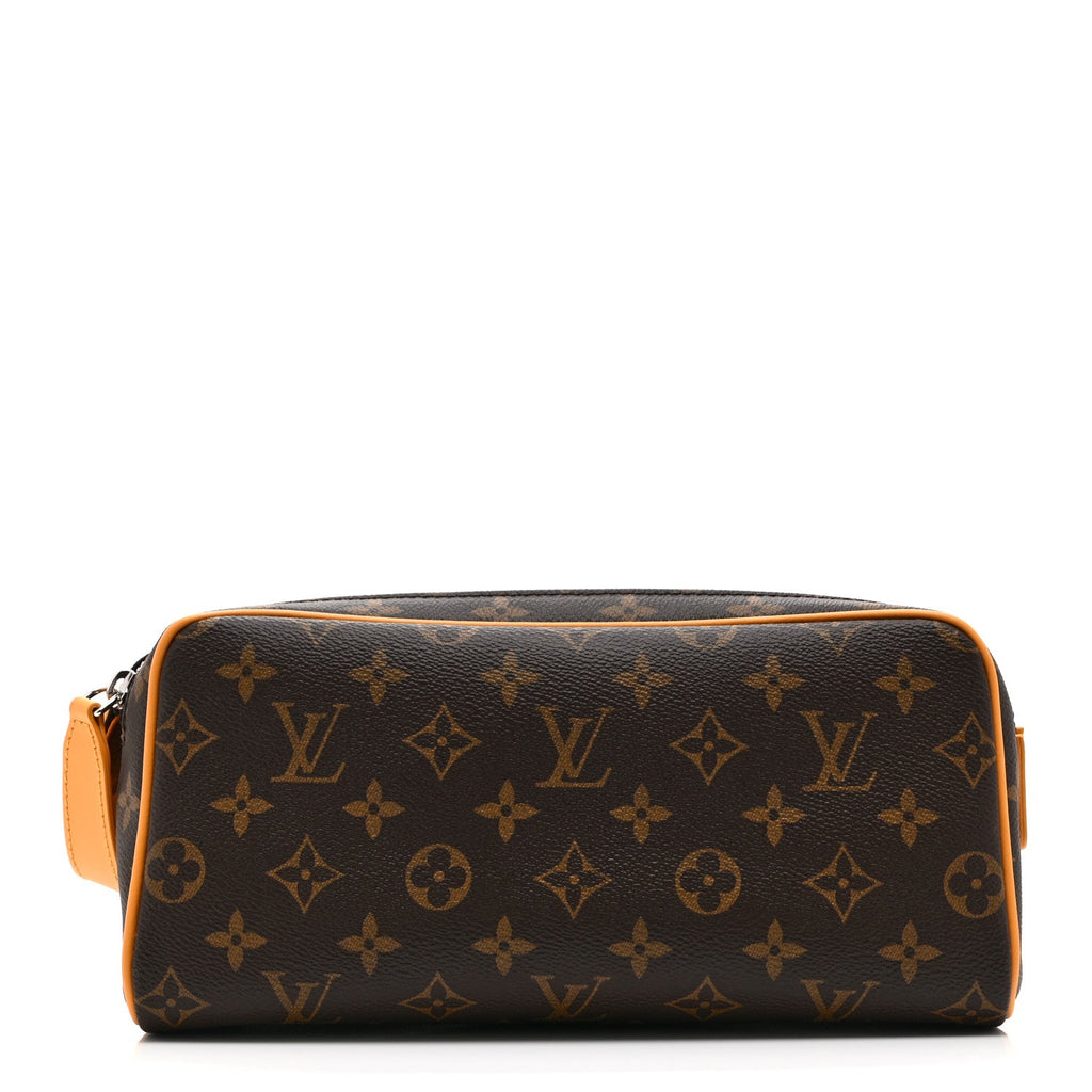 Louis Vuitton Monogram Dopp Kit Toilet Pouch  Safran Yellow