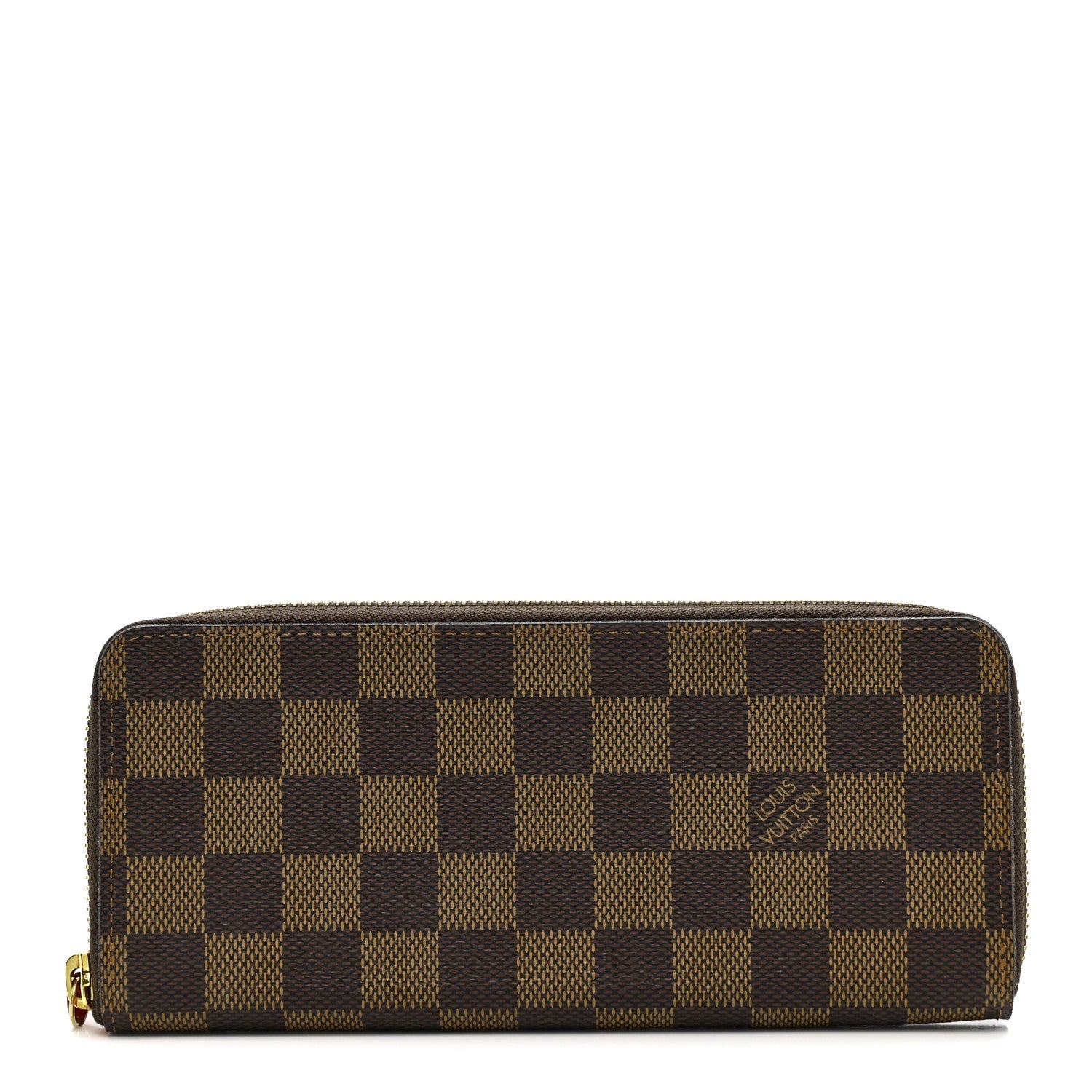 Louis Vuitton Damier Ebene Clemence Wallet Cherry