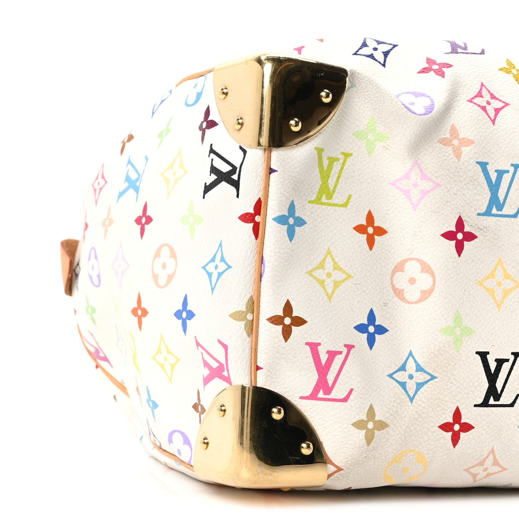 Louis Vuitton Monogram Multicolor Speedy 30 White