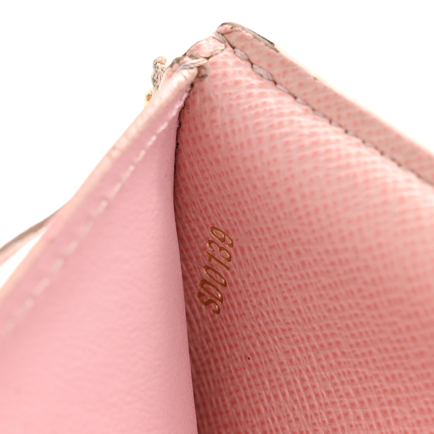 Louis Vuitton Damier Azur Victorine Wallet Rose Ballerine