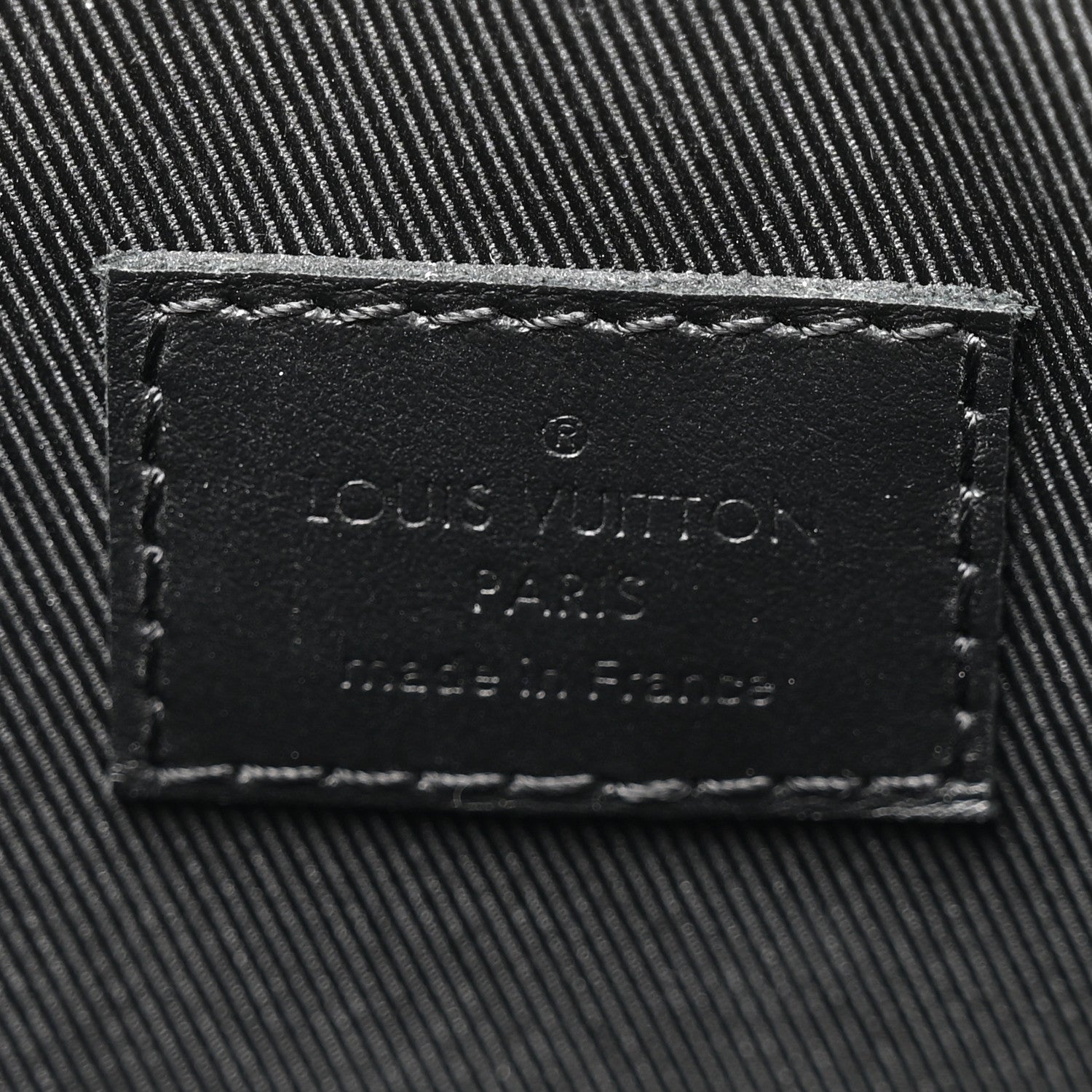 Louis Vuitton Grained Calfskin Aerogram Takeoff Pouch Black