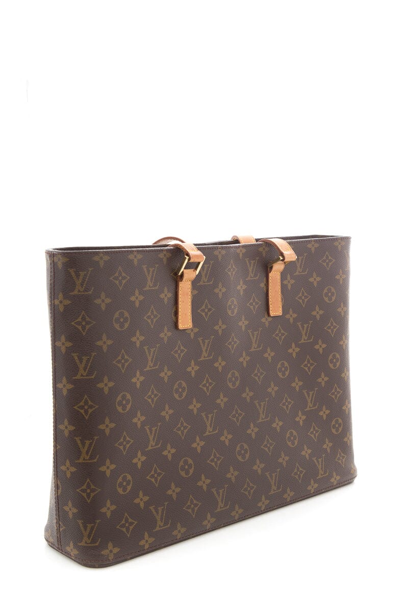Louis Vuitton 2001  Brown Luco Monogram Canvas Handbag