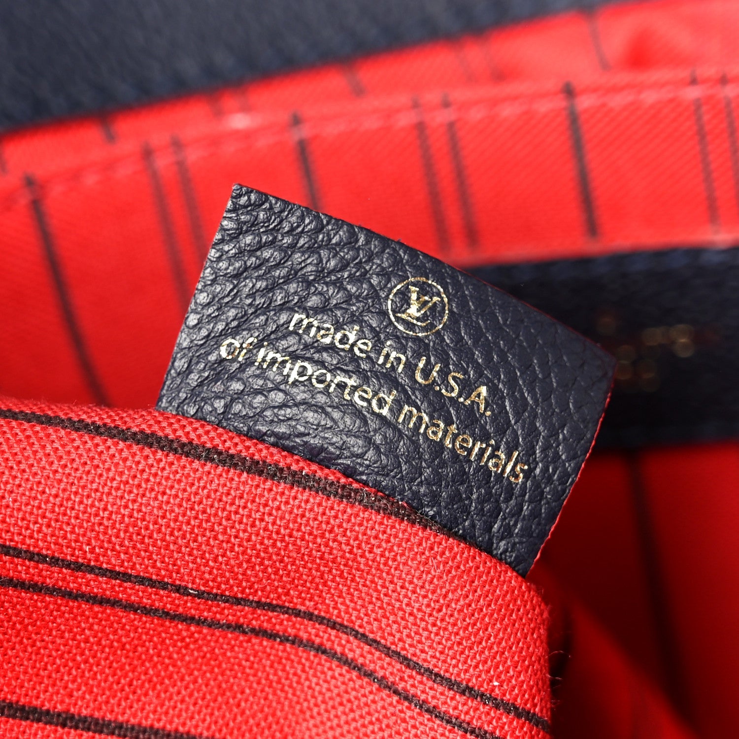 Louis Vuitton Empreinte Pochette Metis Marine Rouge