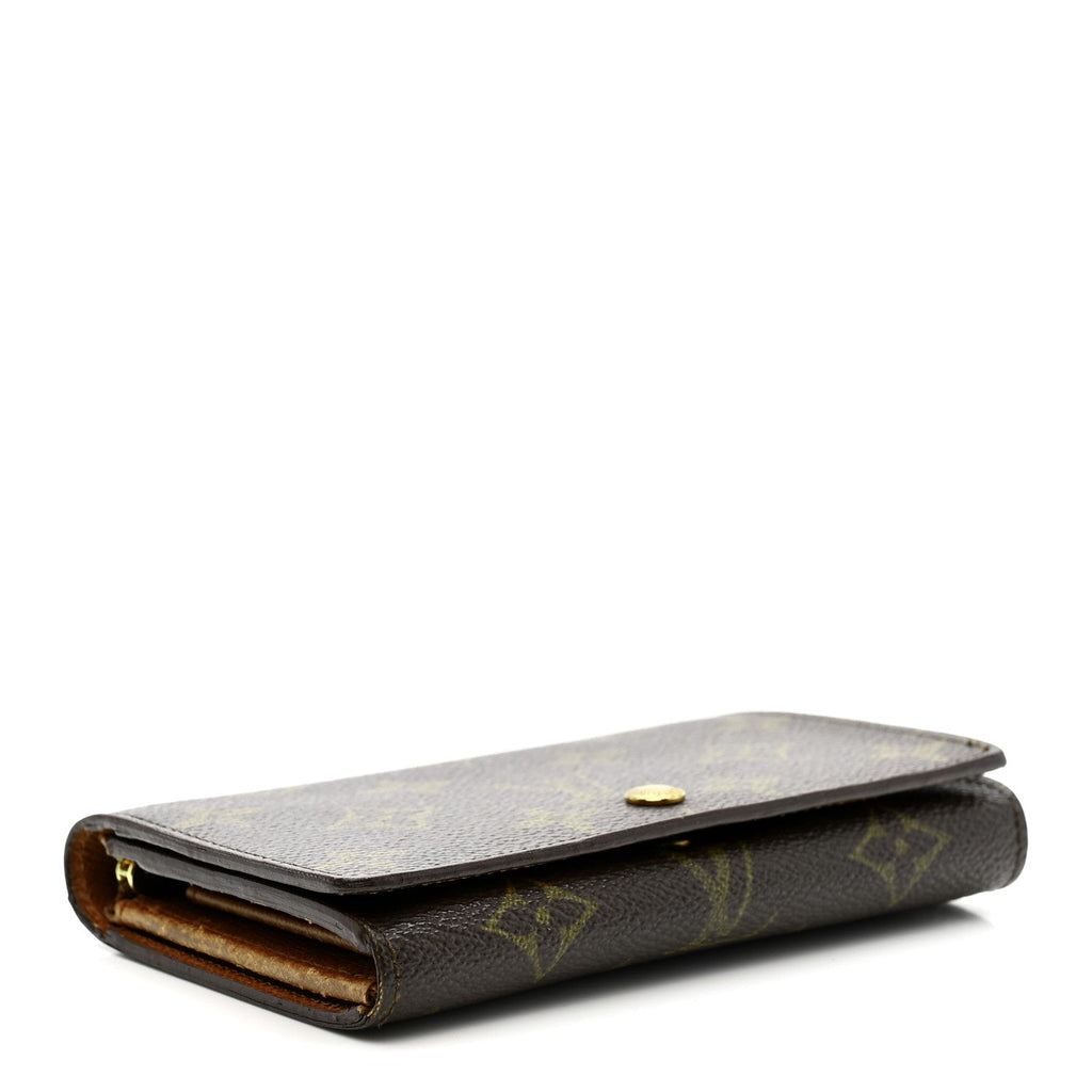 Louis Vuitton Monogram Porte-Monnaie Tresor Wallet