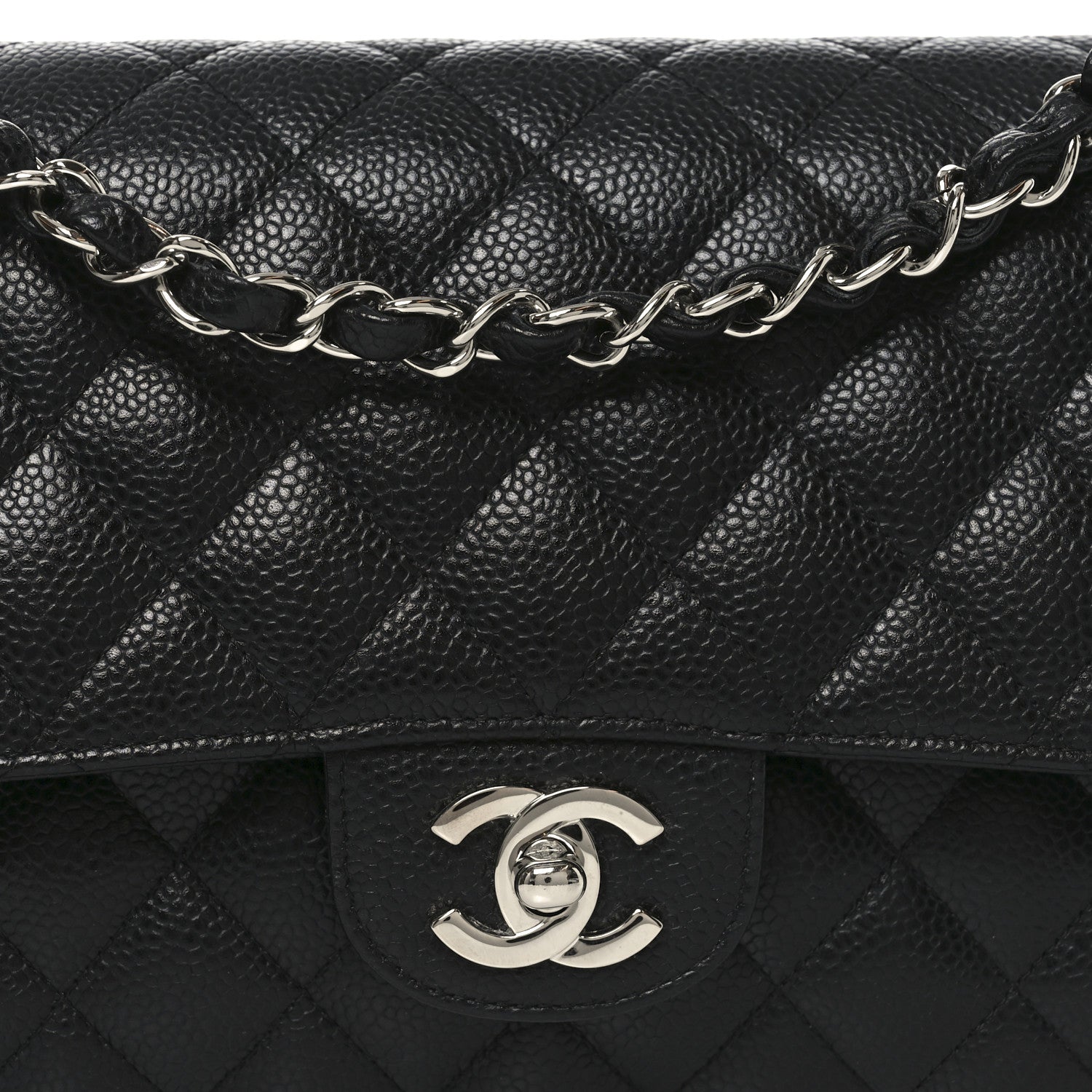 Chanel Caviar Quilted Medium Double Flap Black