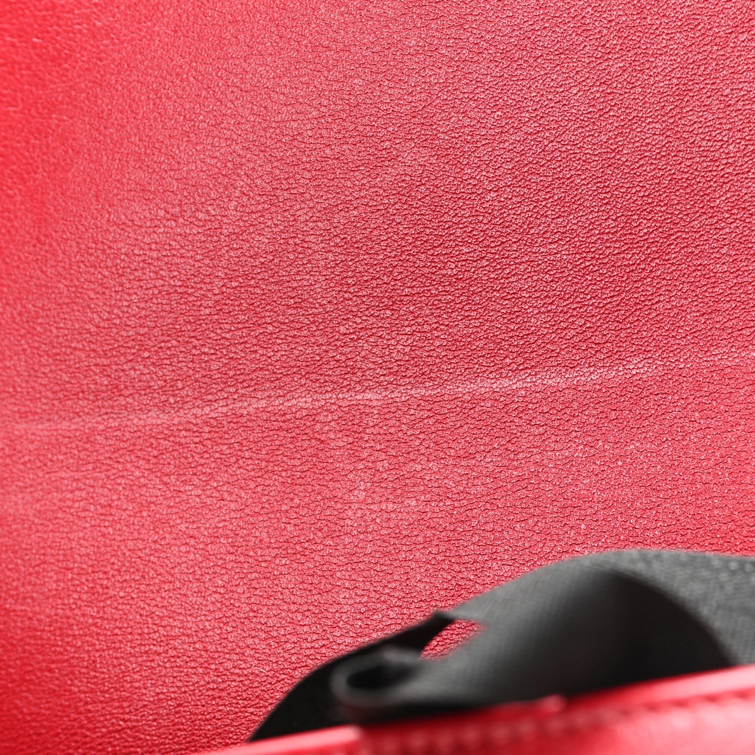 Chanel Calfskin Shearling Quilted Small Boy Messenger Bag Red