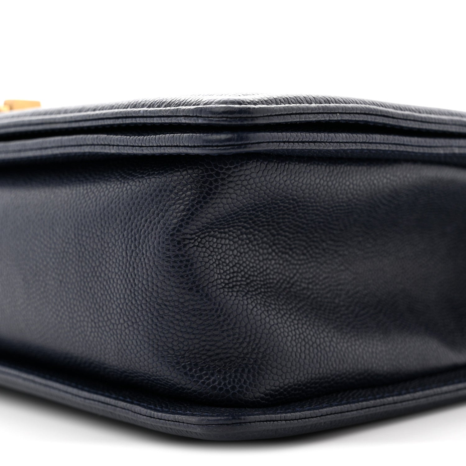 Chanel Caviar Quilted New Medium Boy Flap Blue