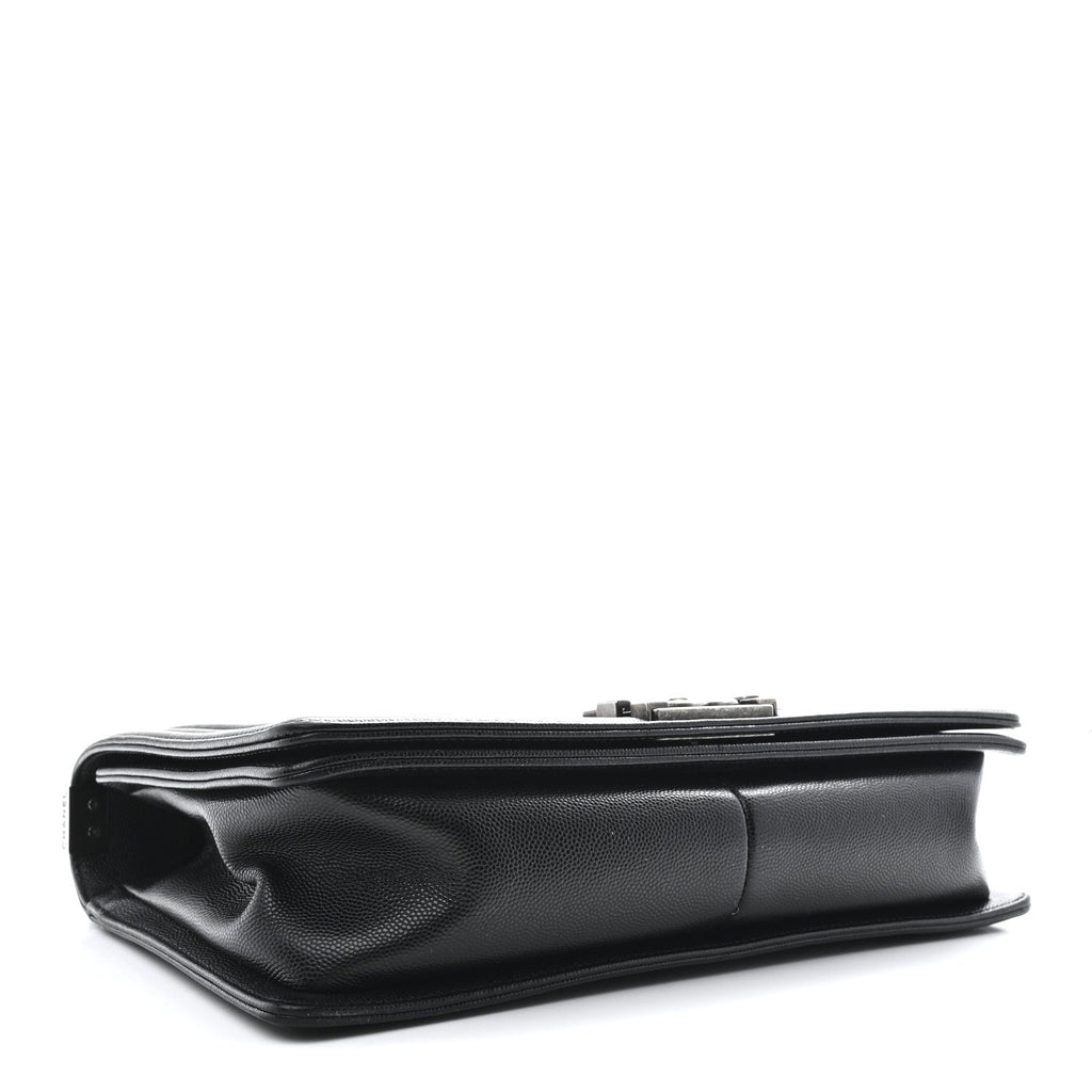 Chanel Caviar Quilted New Medium Boy Flap Black