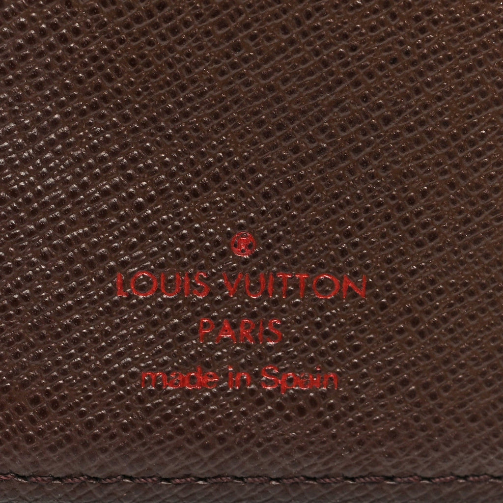 Louis Vuitton Damier Ebene Small Ring Agenda Cover
