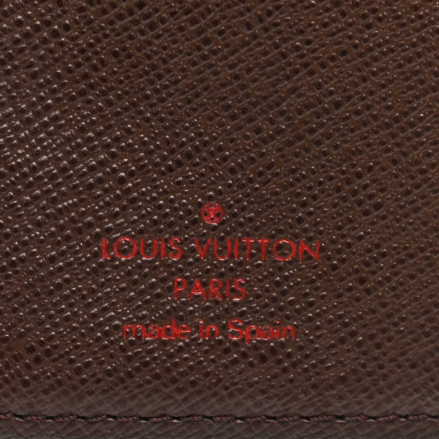 Louis Vuitton Damier Ebene Small Ring Agenda Cover