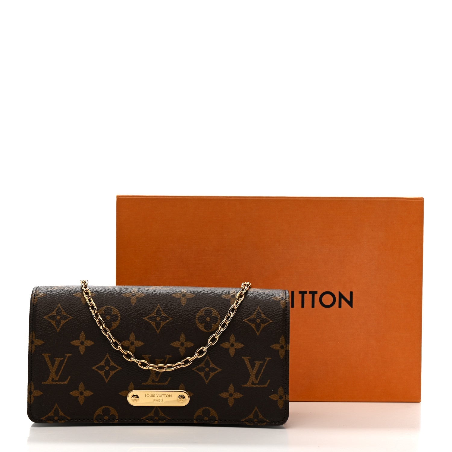 Louis Vuitton Monogram Lily Wallet On Chain