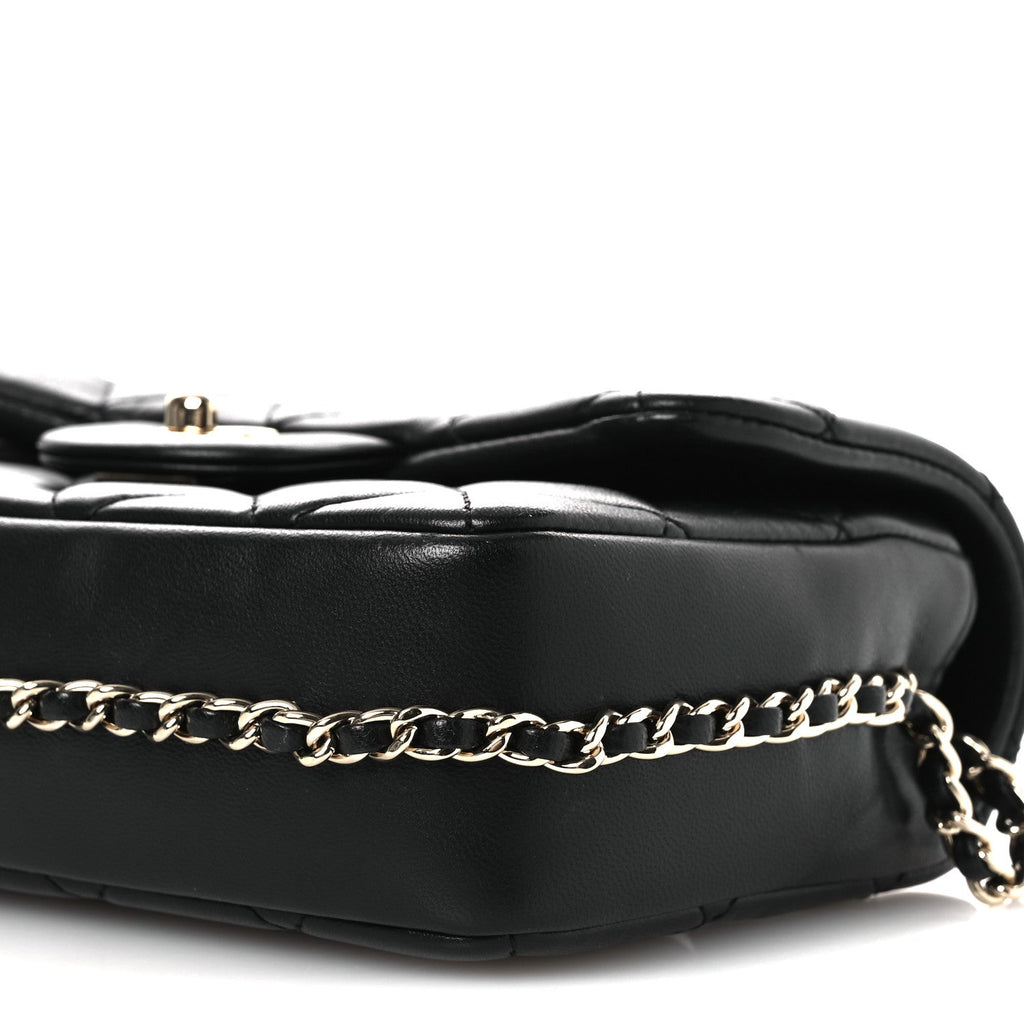 Chanel Lambskin Quilted Small My Precious Flap Black
