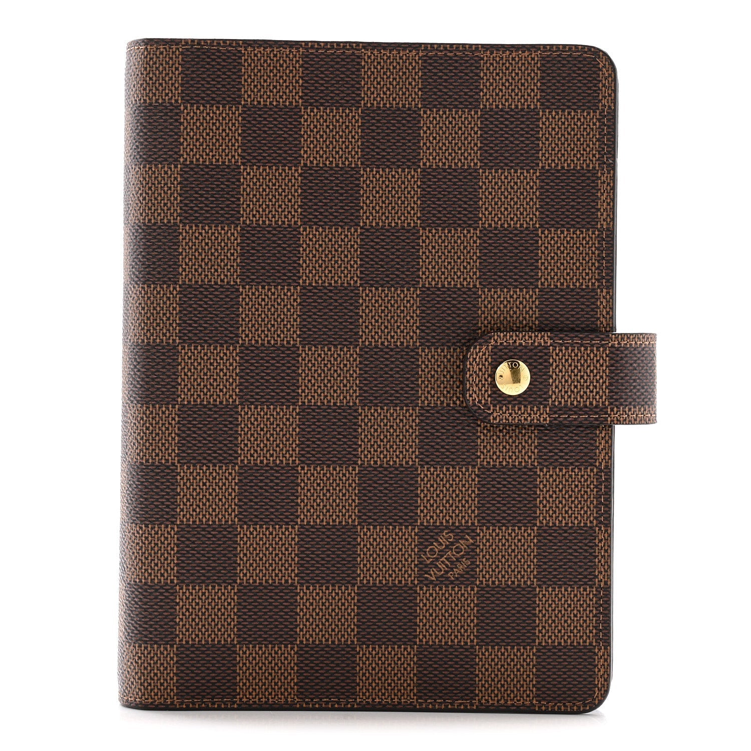 Louis Vuitton Damier Ebene Medium Ring Agenda Cover