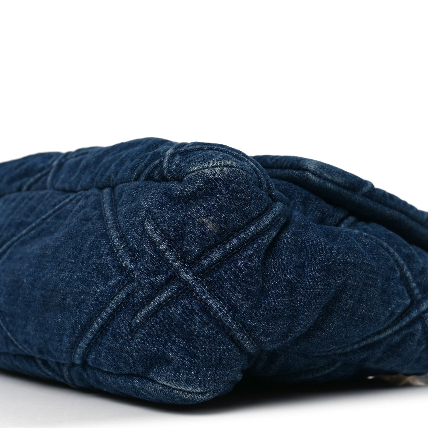 Chanel Denim Quilted Large Chanel 19 Flap Blue