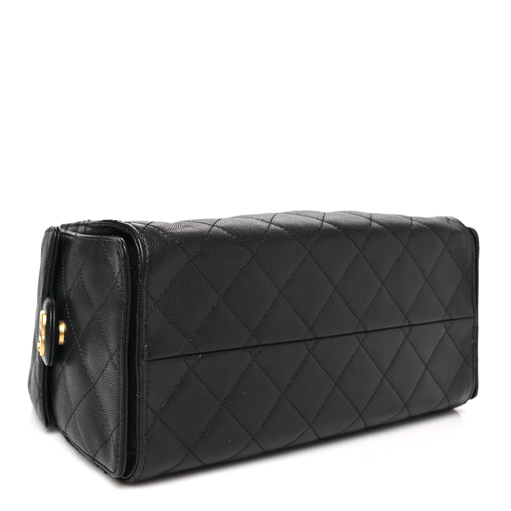 Chanel Caviar Quilted Small Chanel 25 Handbag Dark Navy