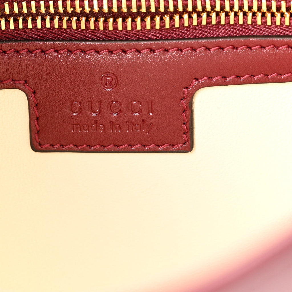 Gucci Ancora Calfskin Web Medium Jackie 1961 Hobo Rosso