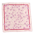 Louis Vuitton LV X TM Silk Monogram Cherry Blossom Square 70 Scarf Pink