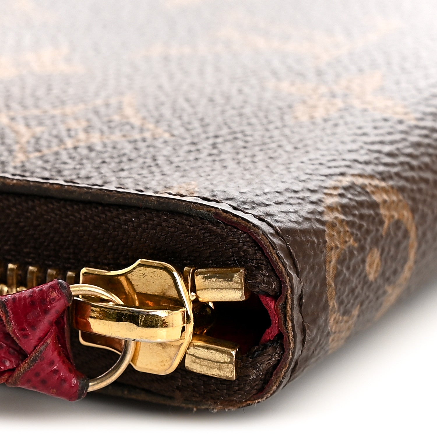 Louis Vuitton Monogram Clemence Wallet Fuchsia