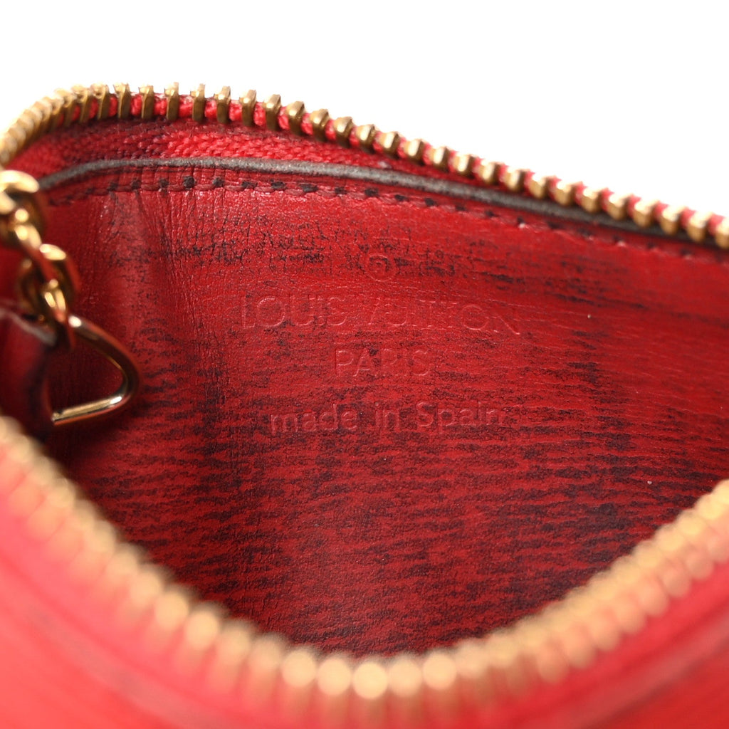 Louis Vuitton Epi Key Pouch Castillan Red