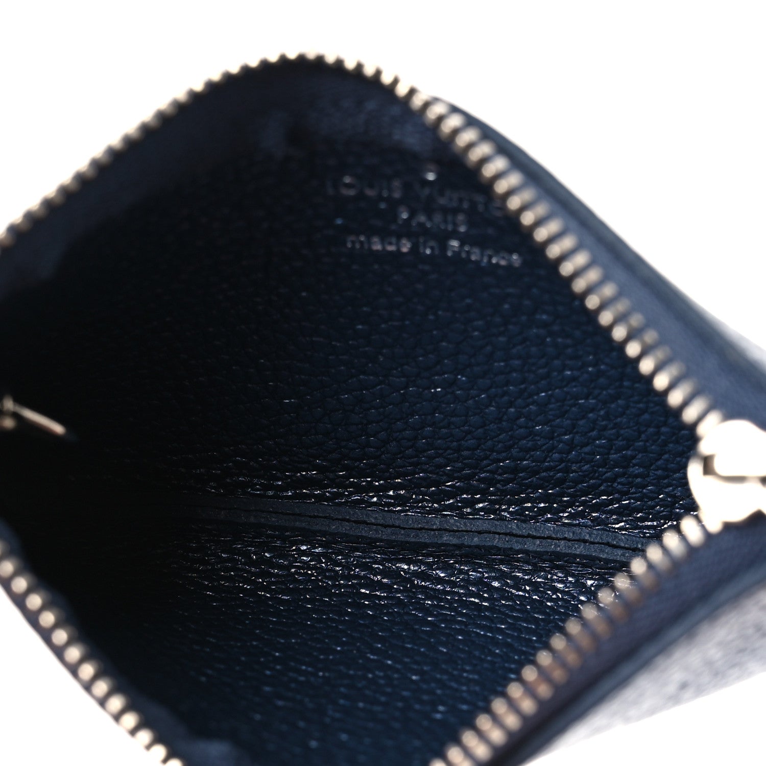 Louis Vuitton Metallic Empreinte Monogram Giant Key Pouch Navy Nacre