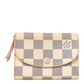 Louis Vuitton Damier Azur Rosalie Coin Purse Rose Ballerine