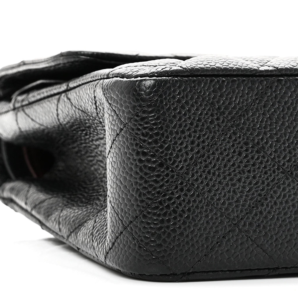 Chanel Caviar Quilted Medium Double Flap Black