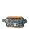 Louis Vuitton Monogram Denim Bum Bag Blue