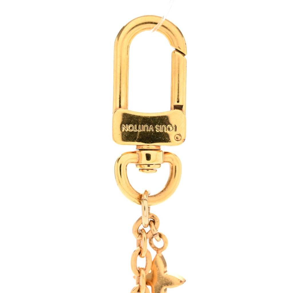 Louis Vuitton Monogram Blooming Flowers BB Bag Charm Key Holder Pink