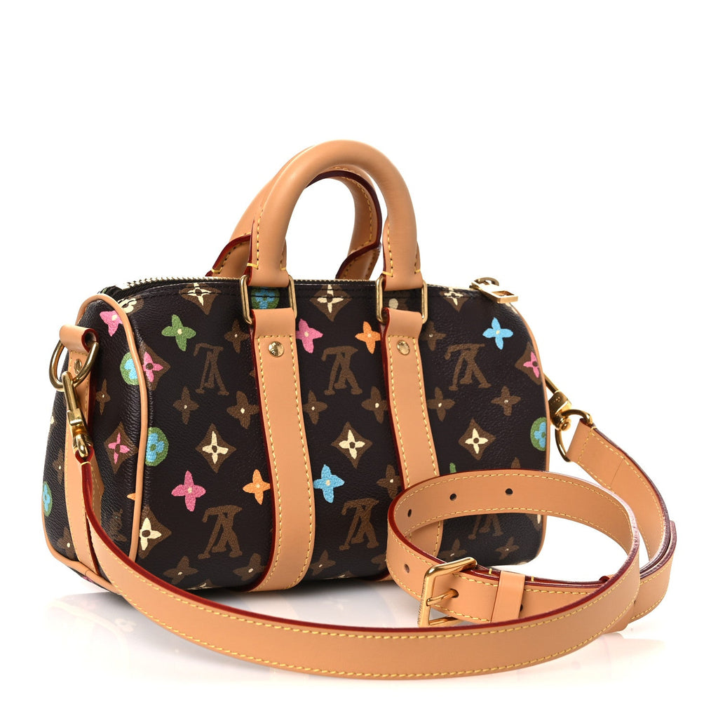 Louis Vuitton Monogram Craggy Keepall Bandouliere 25 Chocolate