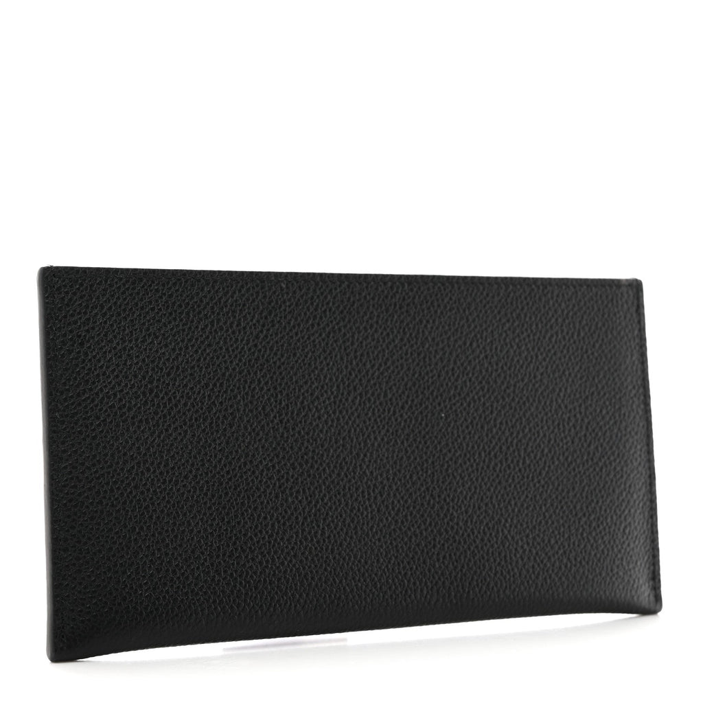 Louis Vuitton Calfskin Felicie Chain Wallet Card Holder Insert Black