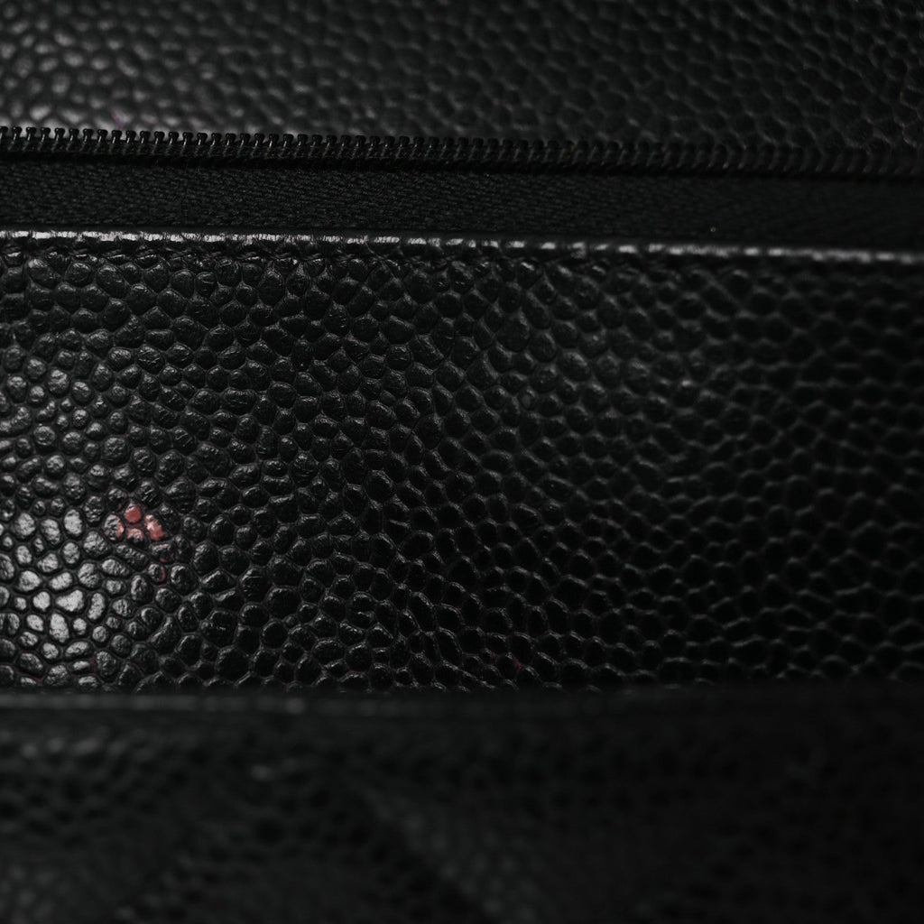 Chanel Caviar Quilted Wallet on Chain WOC Black