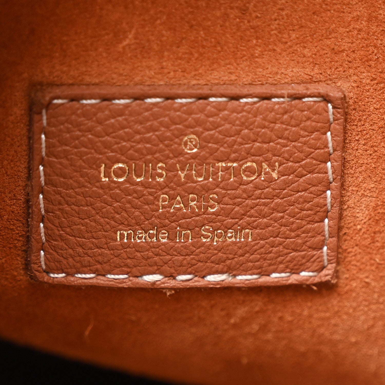 Louis Vuitton Grained Calfskin Low Key Hobo MM Cognac