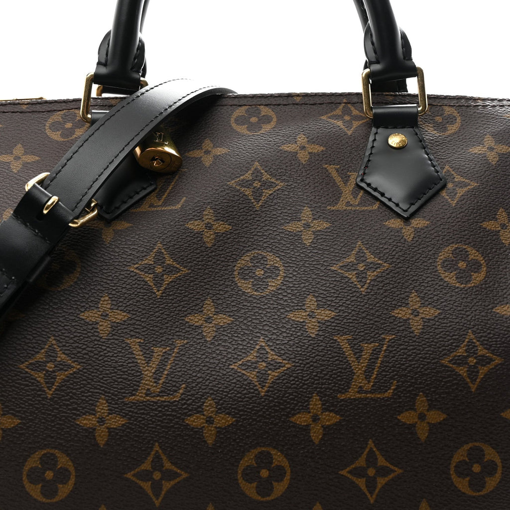 Louis Vuitton Monogram My World Tour Speedy Bandouliere 30 Black
