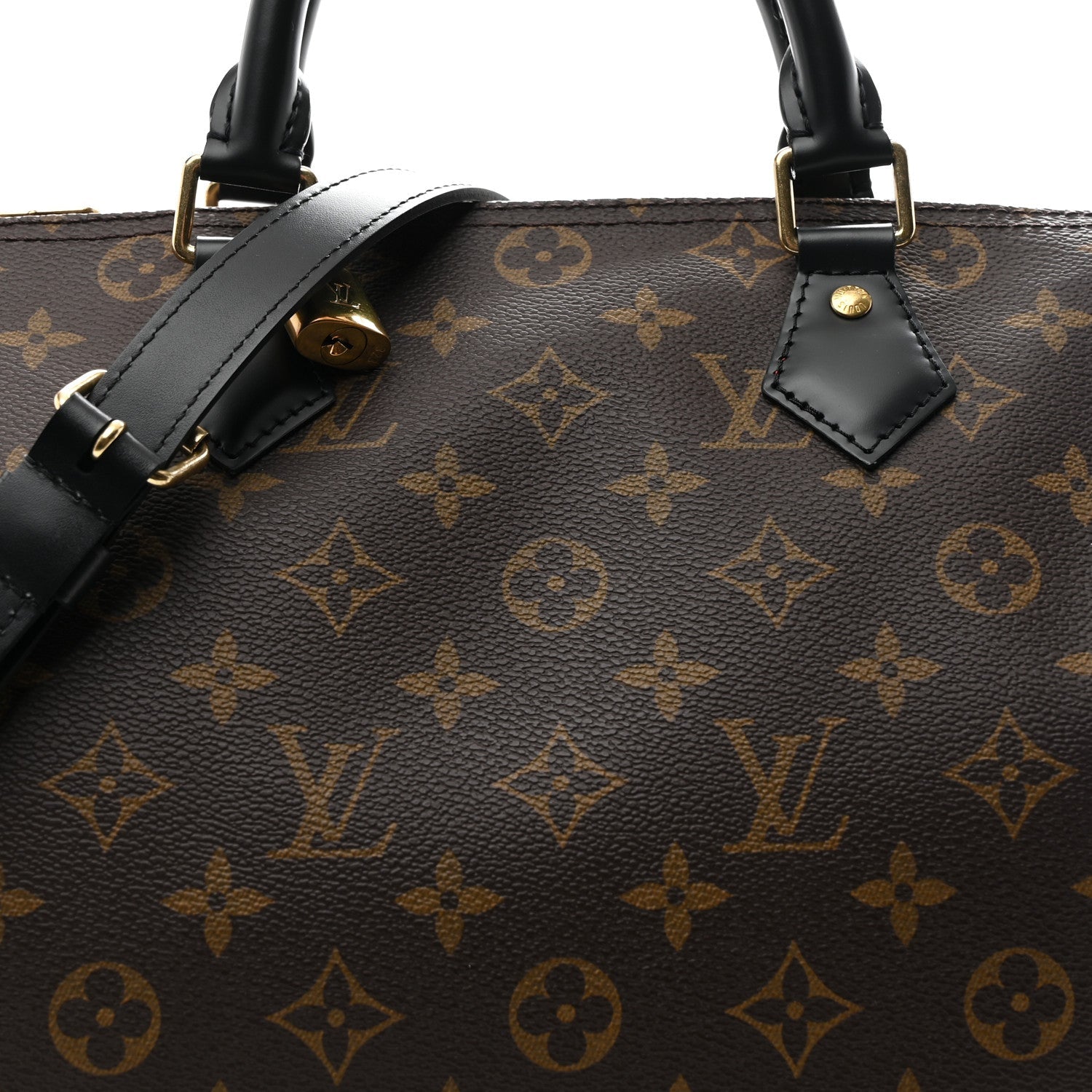 Louis Vuitton Monogram My World Tour Speedy Bandouliere 30 Black
