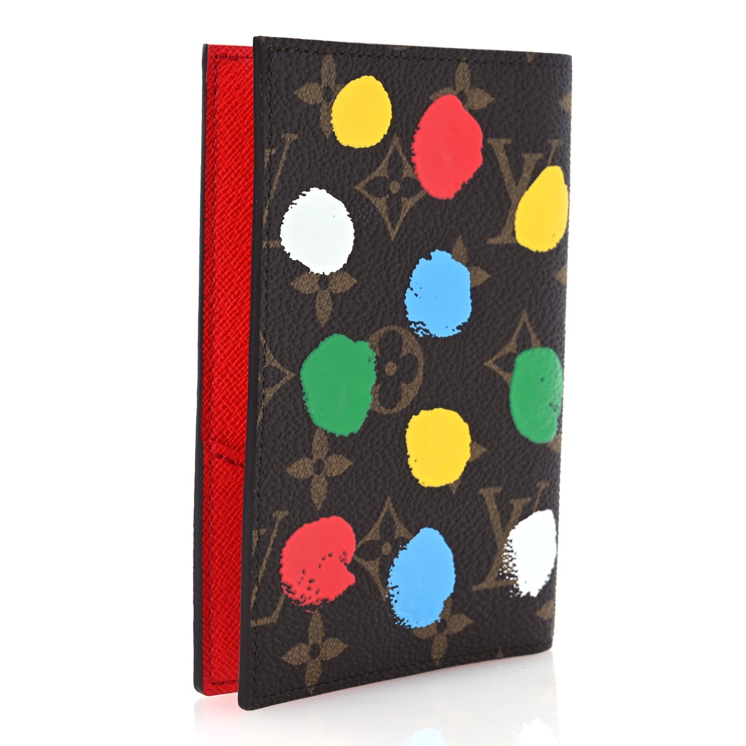 Louis Vuitton LV X YK Monogram Dots Passport Cover Multicolor