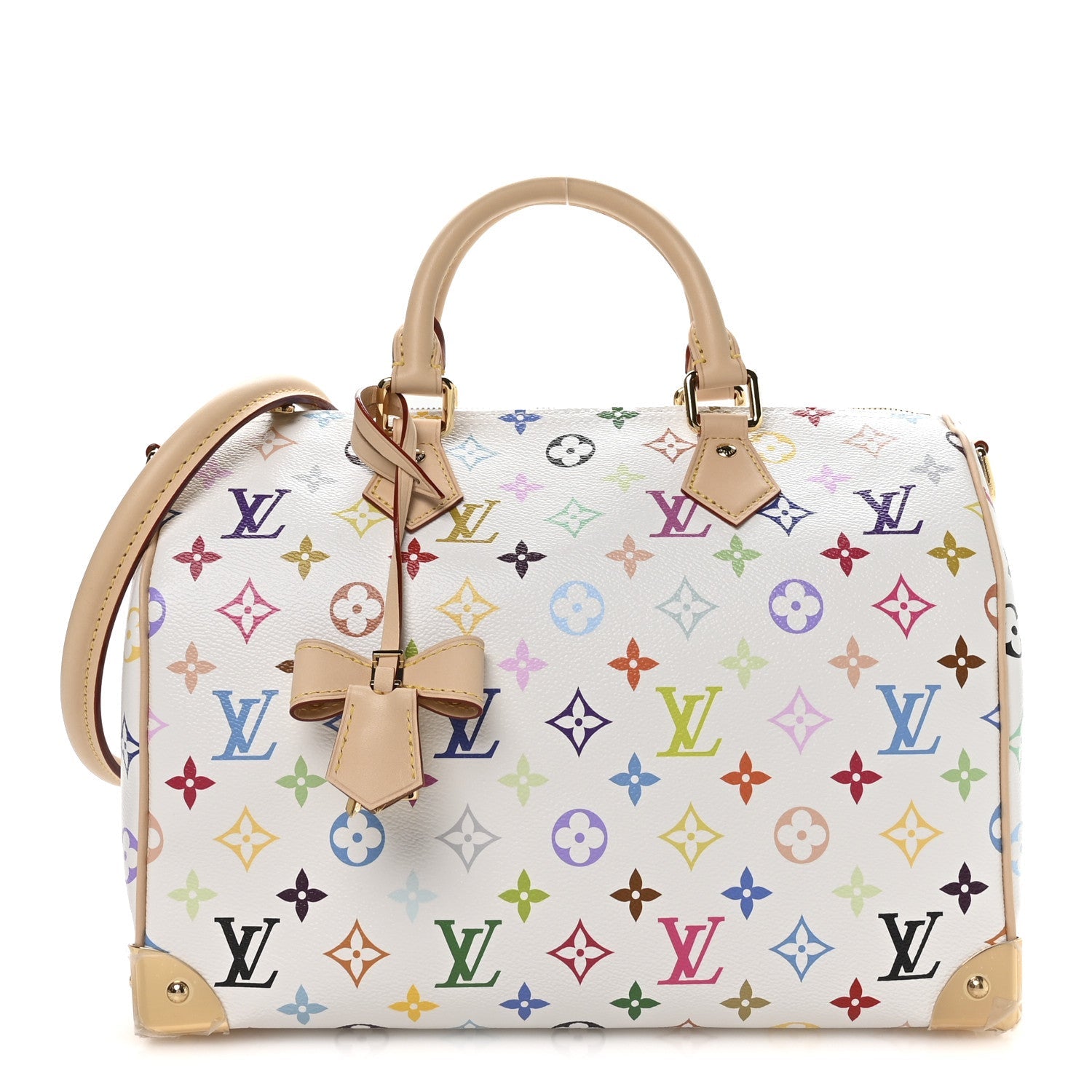 Louis Vuitton LV X TM Monogram Multicolor Speedy Soft 30 White